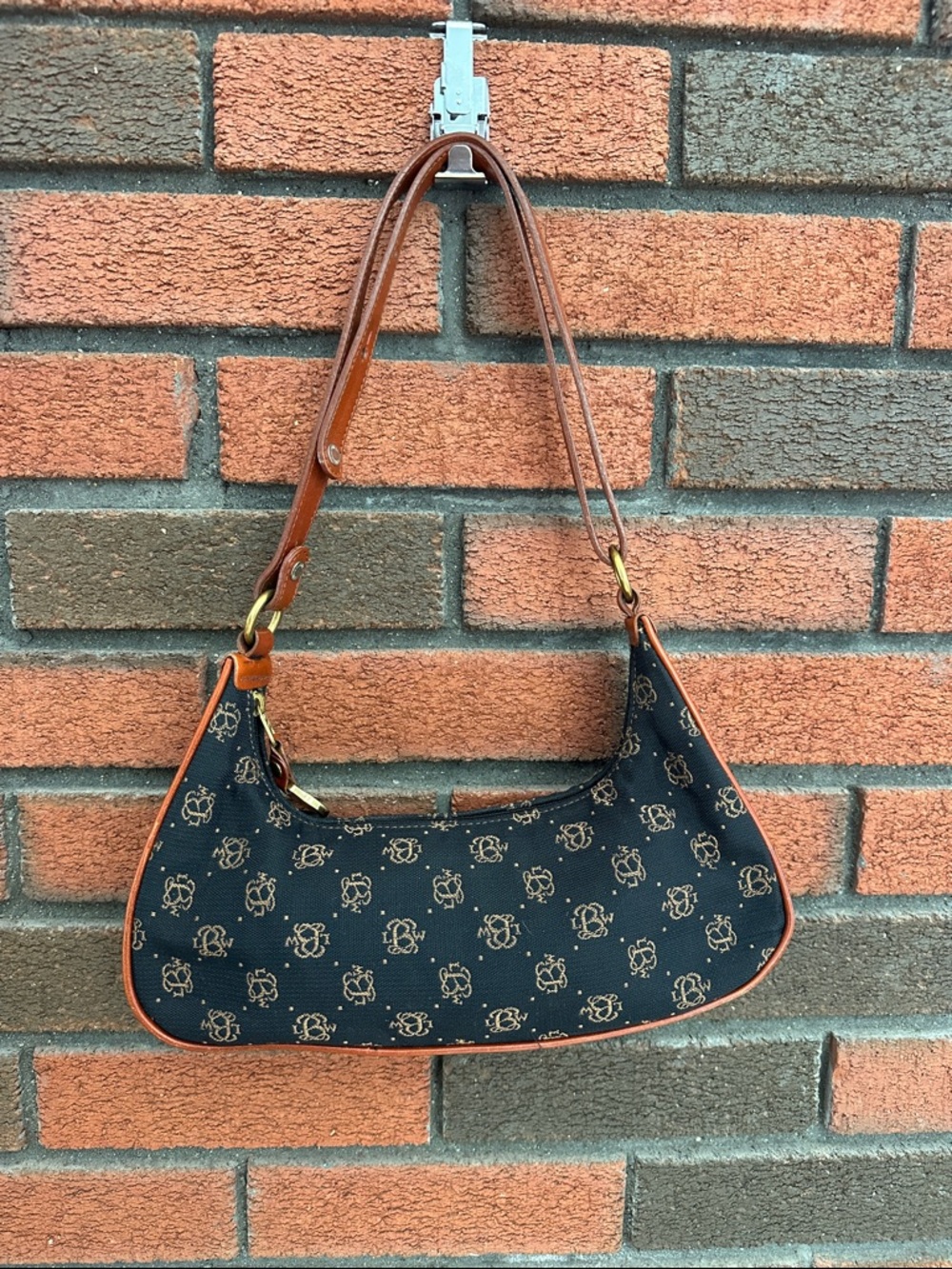 Brahmin Vintage Monogram Shoulder Bag - Picture 3 of 8